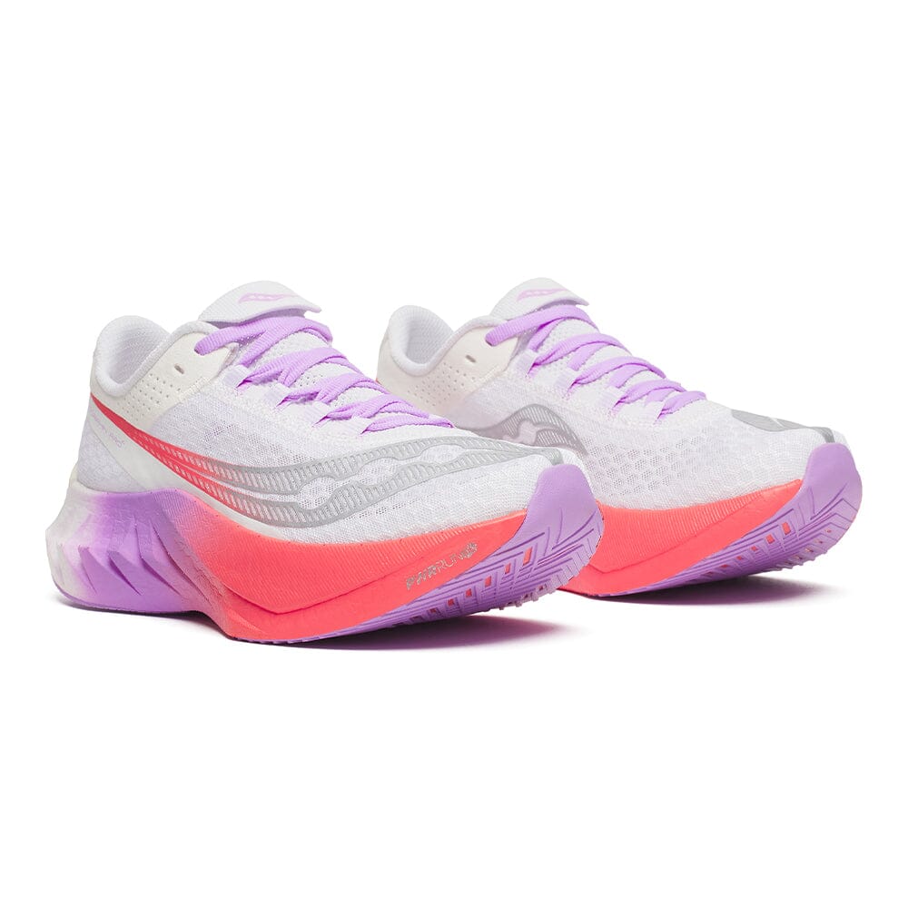 Saucony Women's Endorphin Pro 4 - BlackToe Running#colour_white-crocus