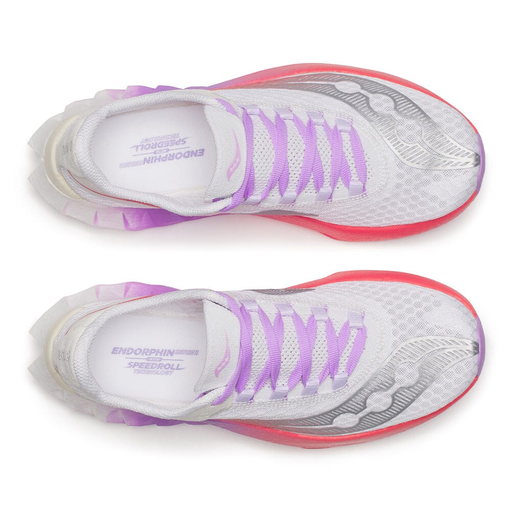 Saucony Women's Endorphin Pro 4 - BlackToe Running#colour_white-crocus