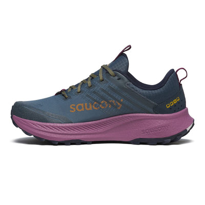 Saucony Women's Ride TR2 GTX - BlackToe Running#colour_mirage-plum