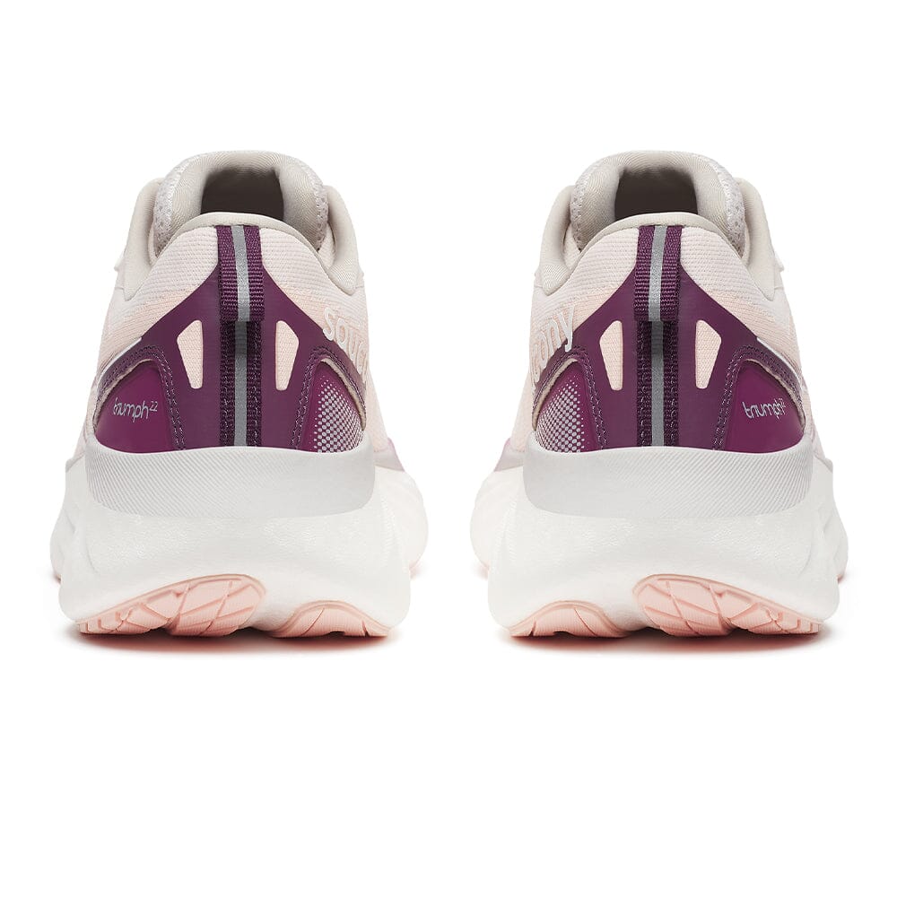 Saucony Women’s Triumph 22 - BlackToe Running#colour_moon-eggplant