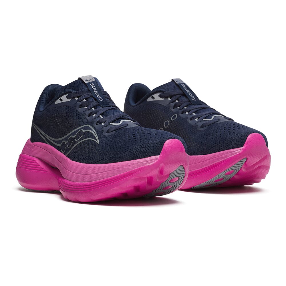 Saucony Women's Endorphin Trainer - BlackToe Running#colour_navy-fuchsia
