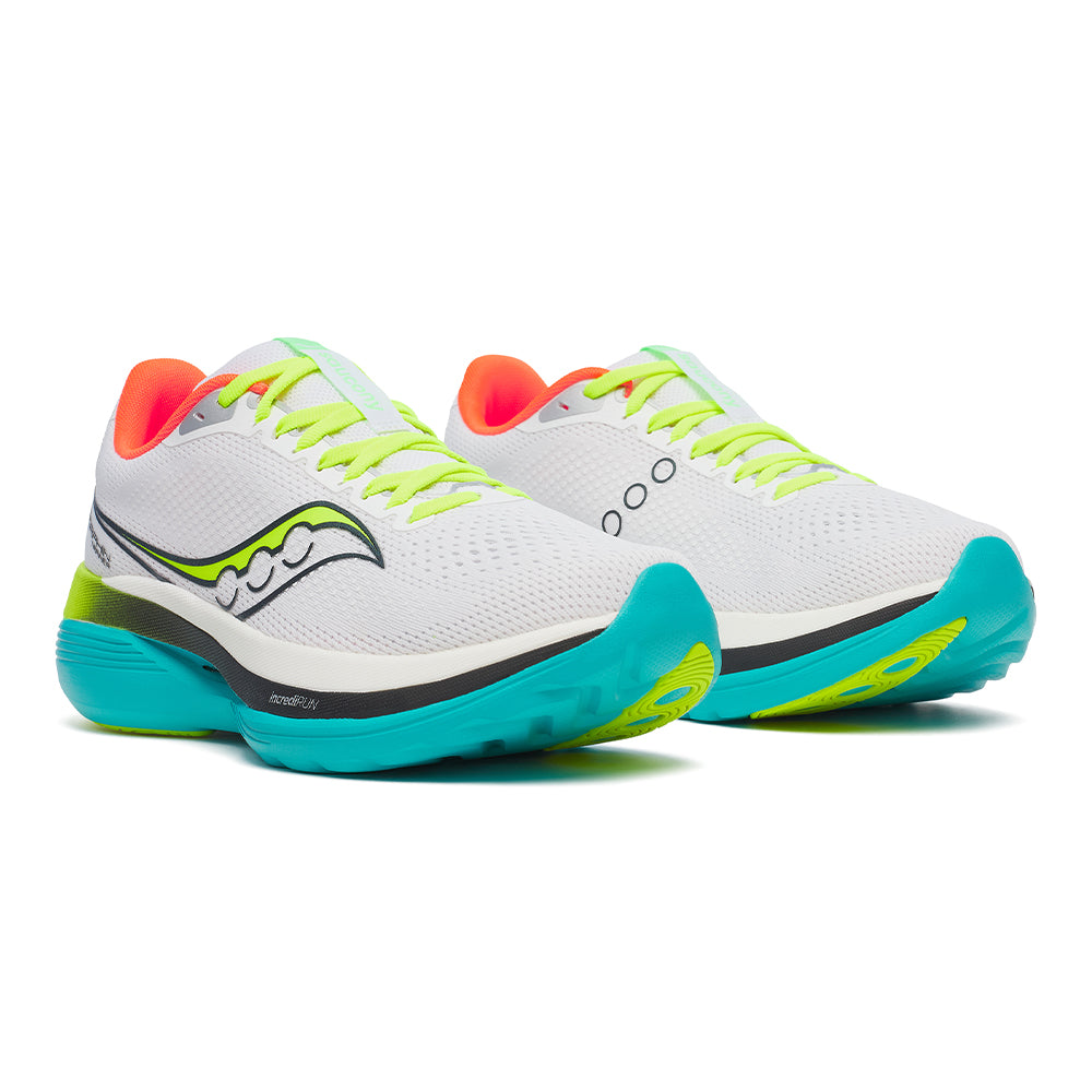 Saucony Women's Endorphin Trainer - BlackToe Running#colour_white-mutant