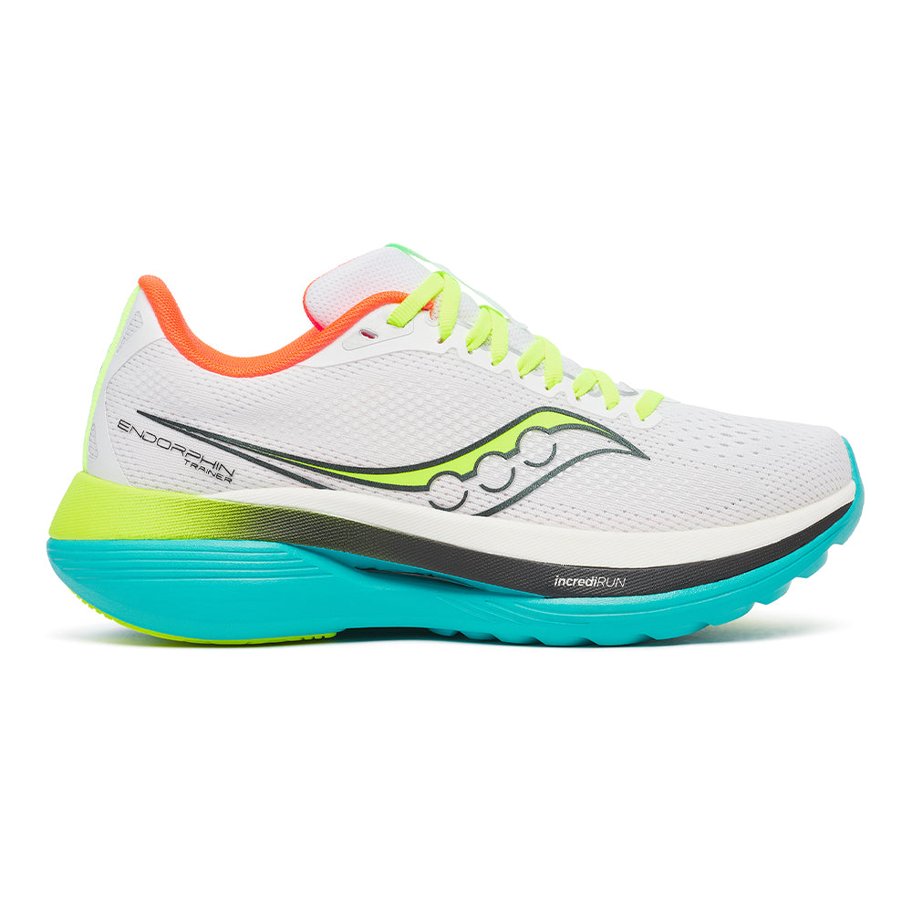 Saucony Women's Endorphin Trainer - BlackToe Running#colour_white-mutant
