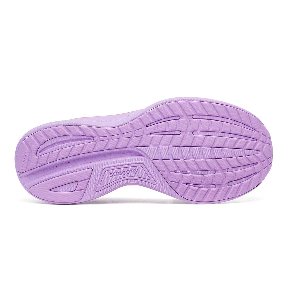 Saucony Women's Ride 18 - BlackToe Running#colour_white-coral