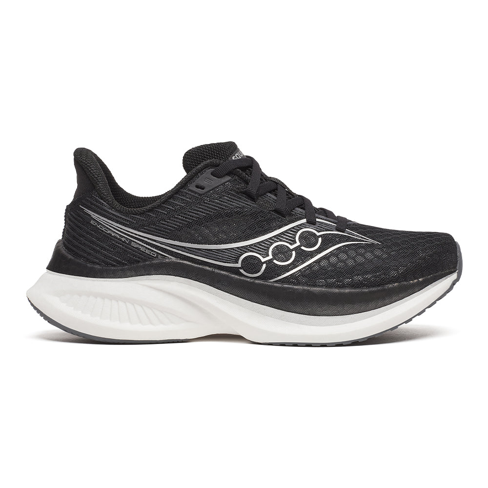 Saucony Women's Endorphin Speed 5 - BlackToe Running#colour_black-white