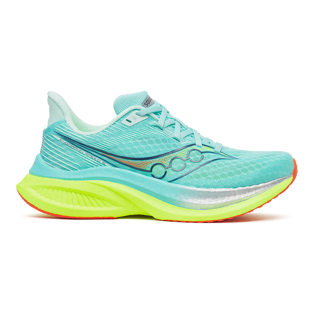 Saucony Women's Endorphin Speed 5 - BlackToe Running#colour_splash-citron