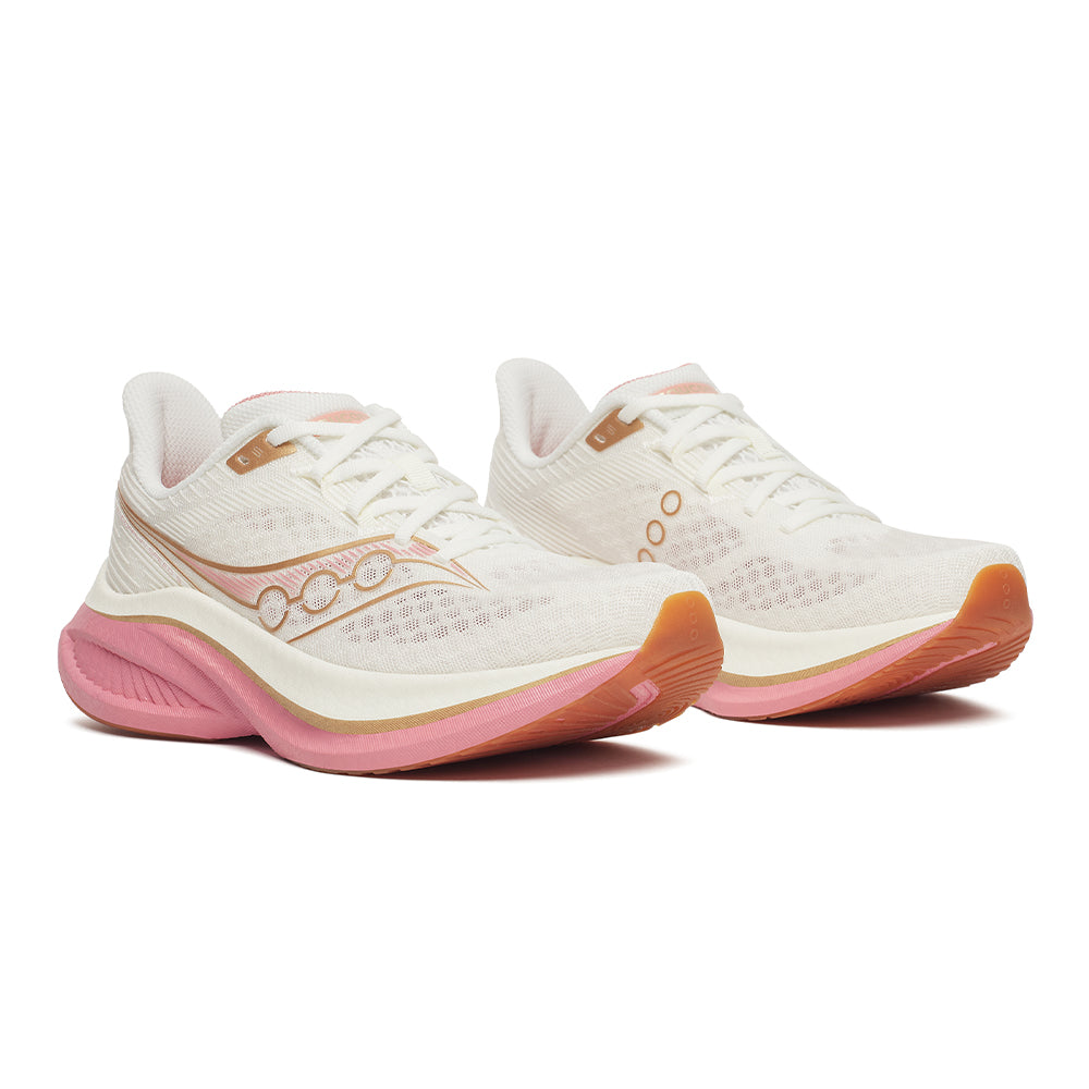 Saucony Women's Endorphin Speed 5 - BlackToe Running#colour_ivory-mauve