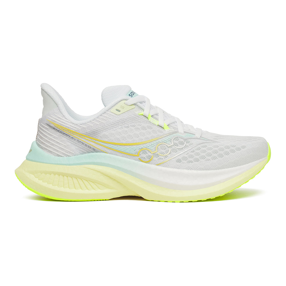 Saucony Women's Endorphin Speed 5 - BlackToe Running#colour_white-tender