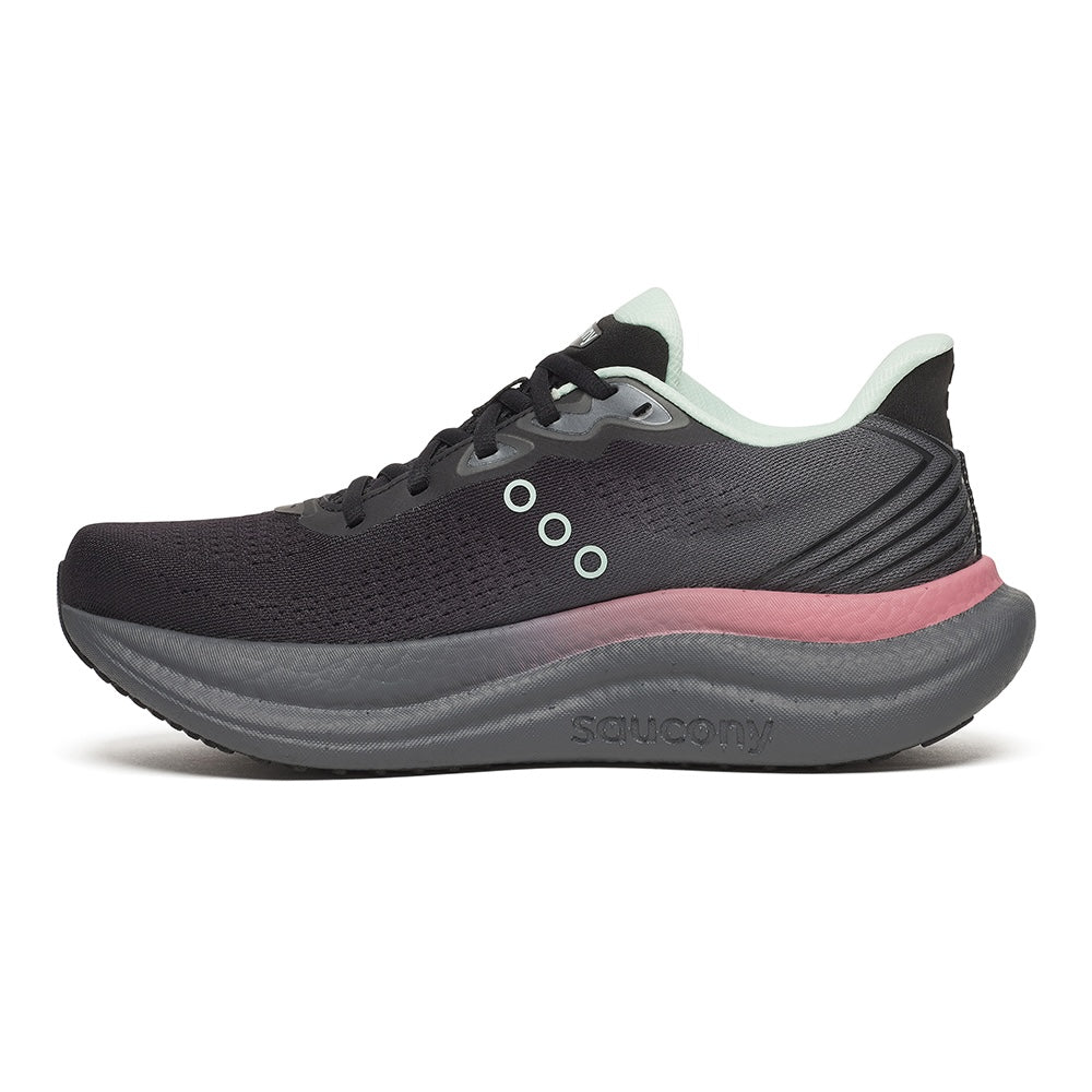 Saucony Women’s Triumph 23 - BlackToe Running#colour_black-calm