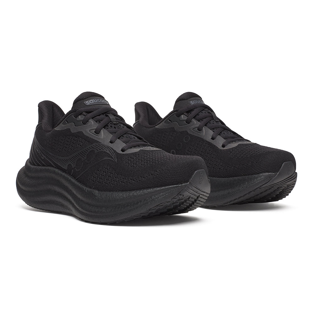 Saucony Women’s Triumph 23 - BlackToe Running#colour_triple-black