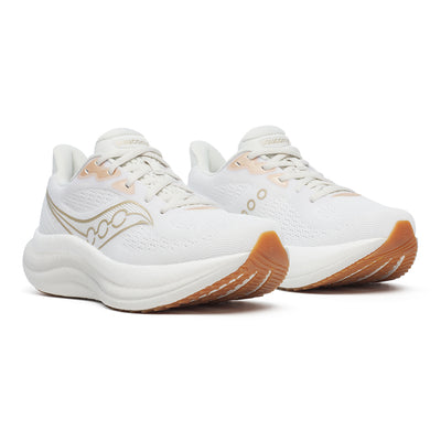 Saucony Women’s Triumph 23 - BlackToe Running#colour_white-arctic