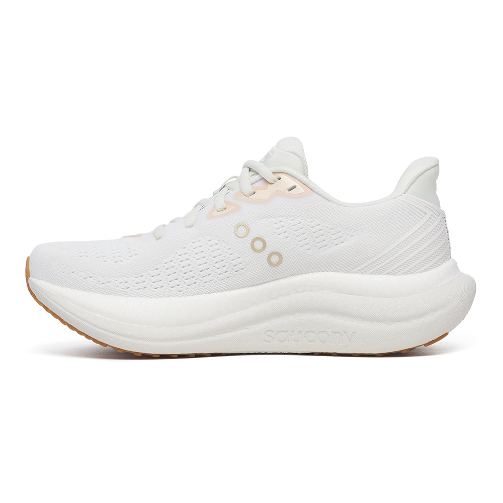 Saucony Women’s Triumph 23 - BlackToe Running#colour_white-arctic