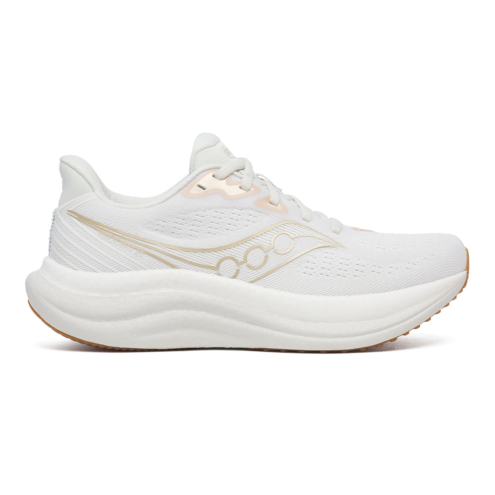 Saucony Women’s Triumph 23 - BlackToe Running#colour_white-arctic
