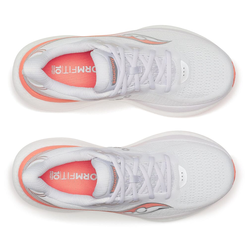 Saucony Women’s Triumph 23 - BlackToe Running#colour_white-wistful