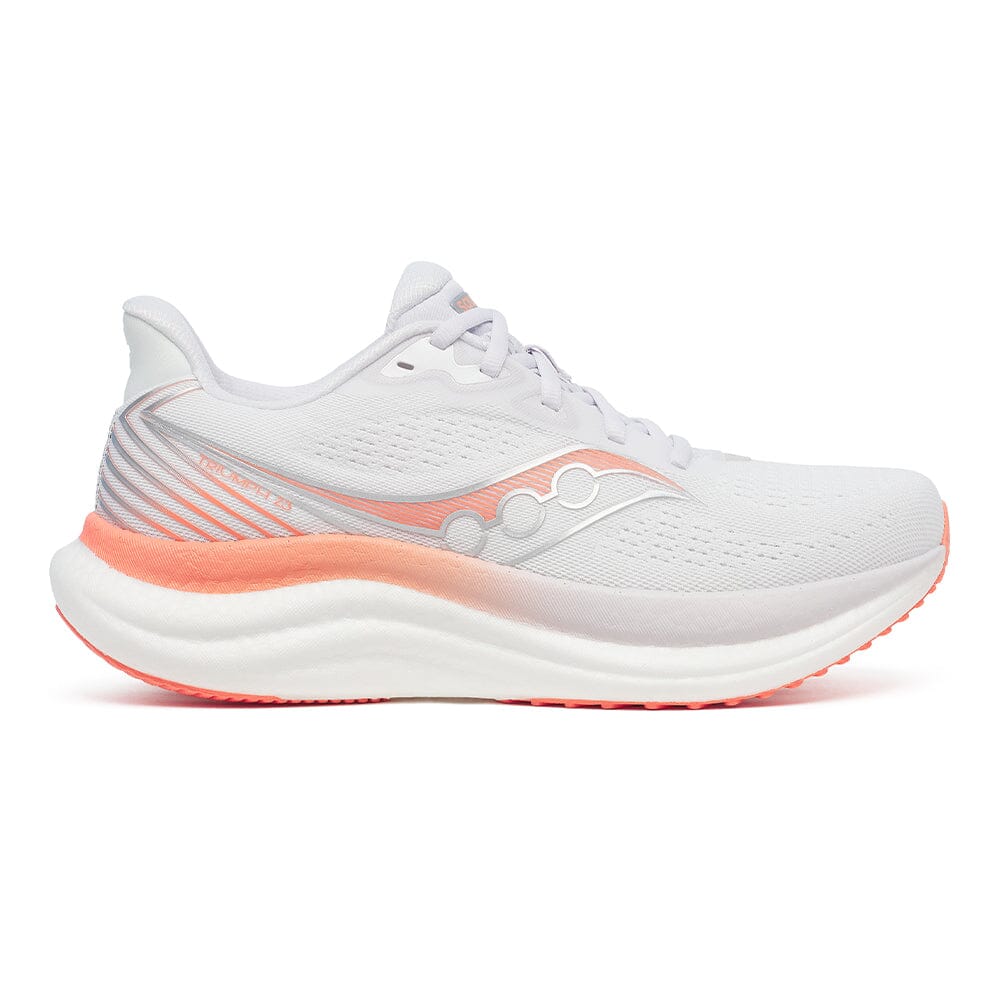 Saucony Women’s Triumph 23 - BlackToe Running#colour_white-wistful