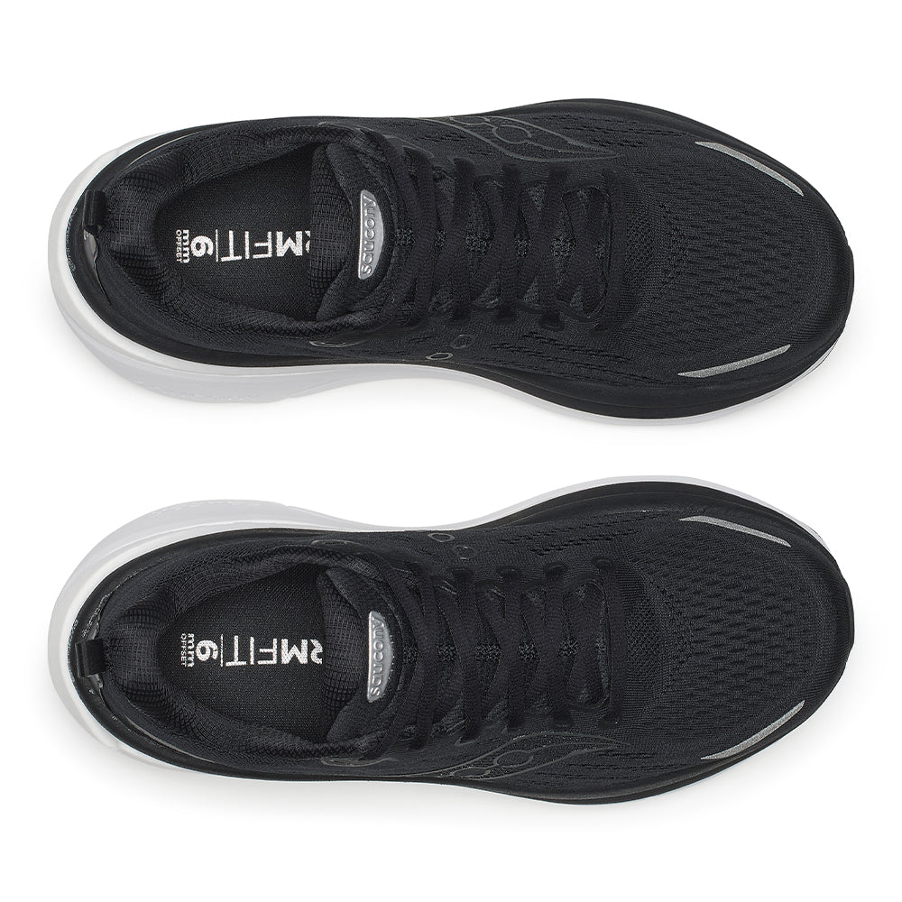 Saucony Women's Hurricane 25 - BlackToe Running#colour_black-white