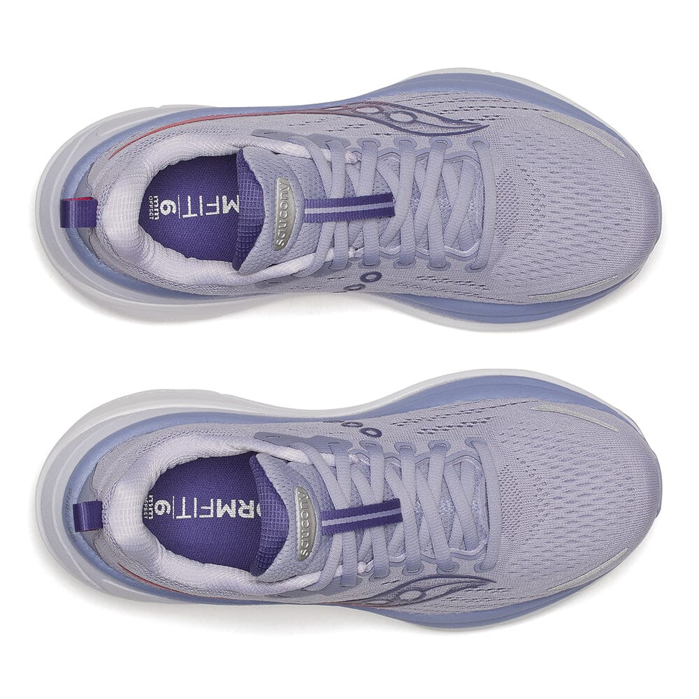 Saucony Women's Hurricane 25 - BlackToe Running#colour_thistle-aster