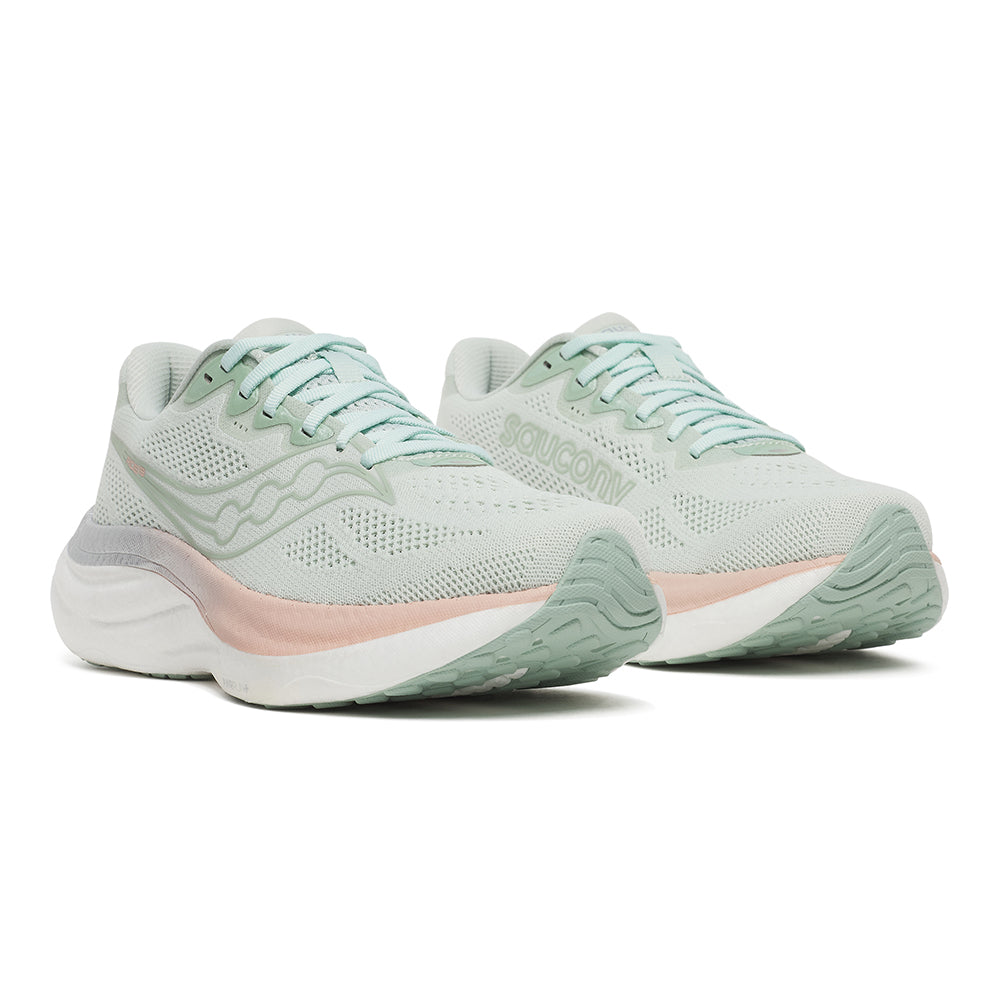 Saucony Women's Ride 19 - BlackToe Running#colour_mist-cameo