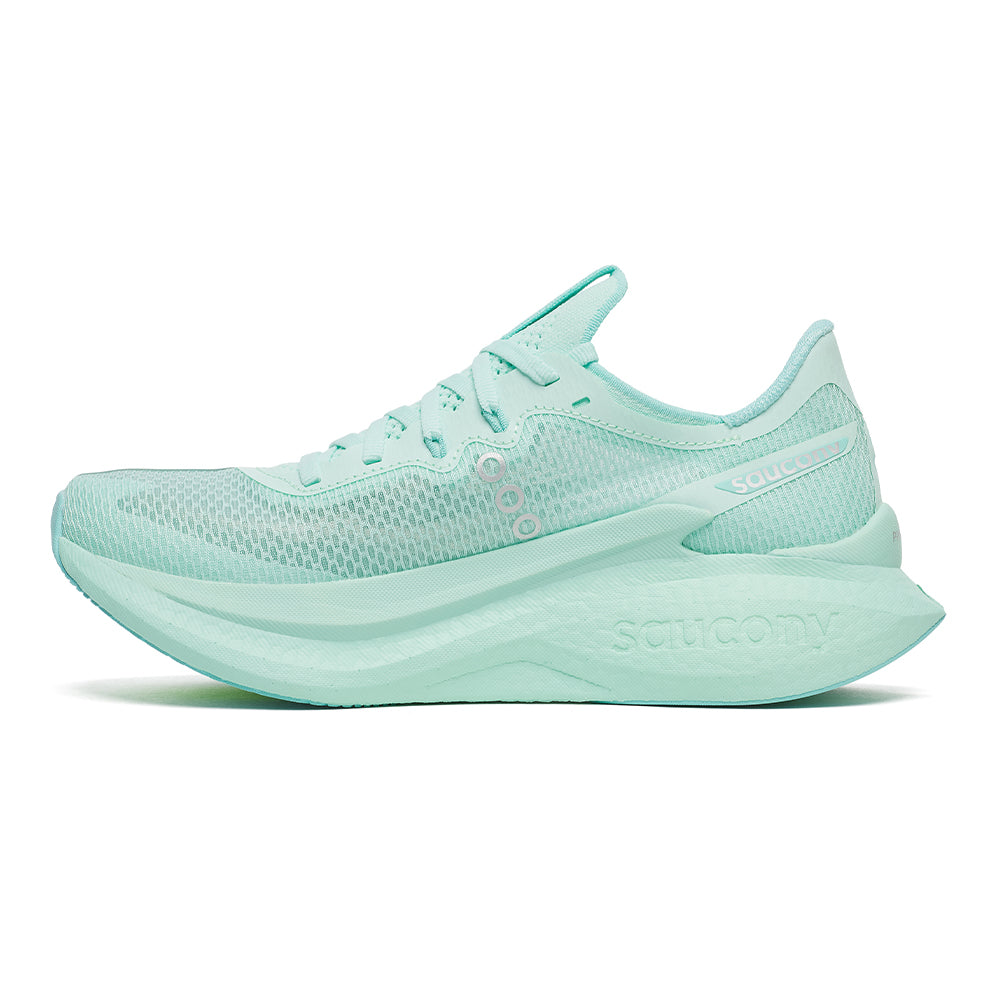 Saucony Women's Endorphin Pro 5 - BlackToe Running#colour_aqua