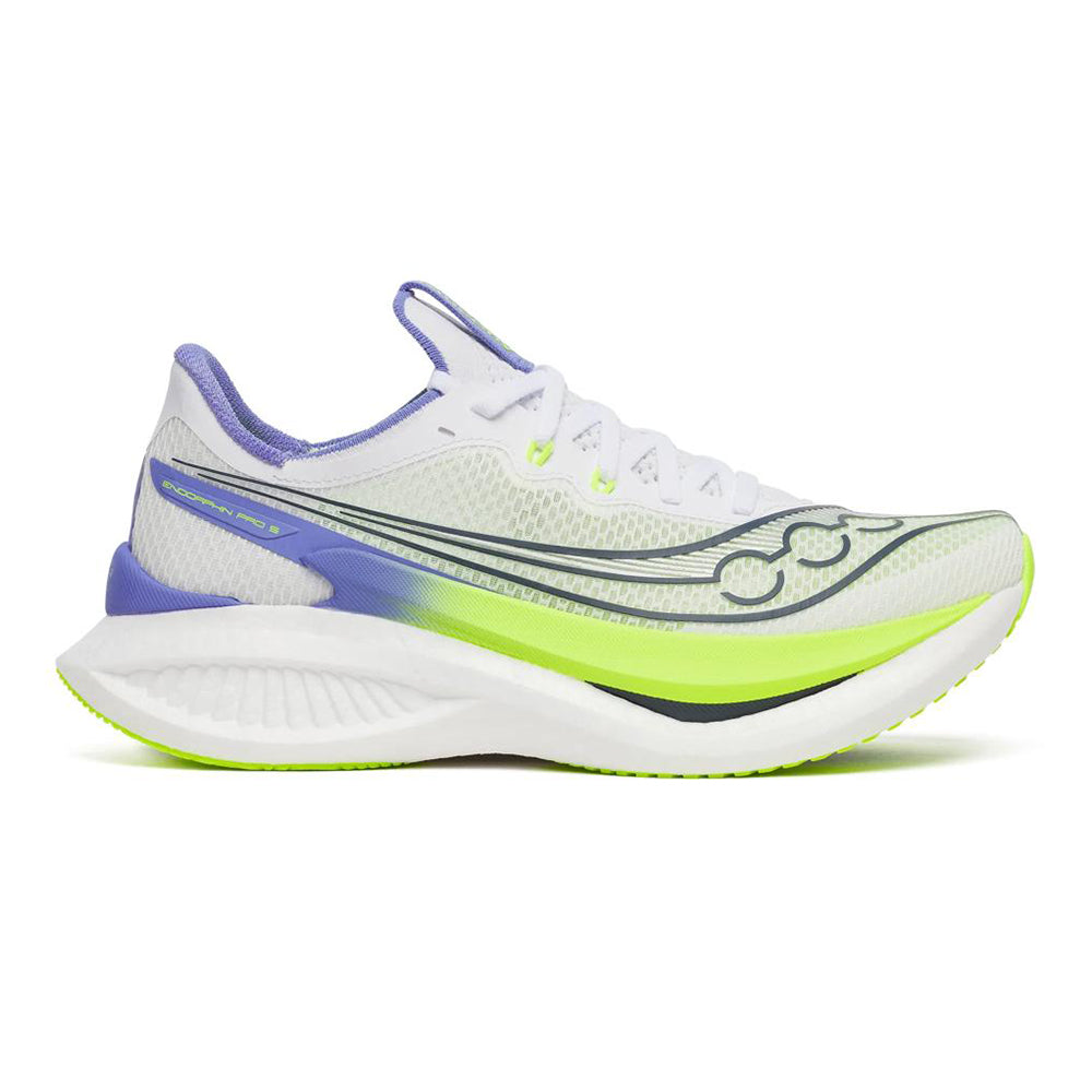 Saucony Women's Endorphin Pro 5 - BlackToe Running#colour_white-iolite