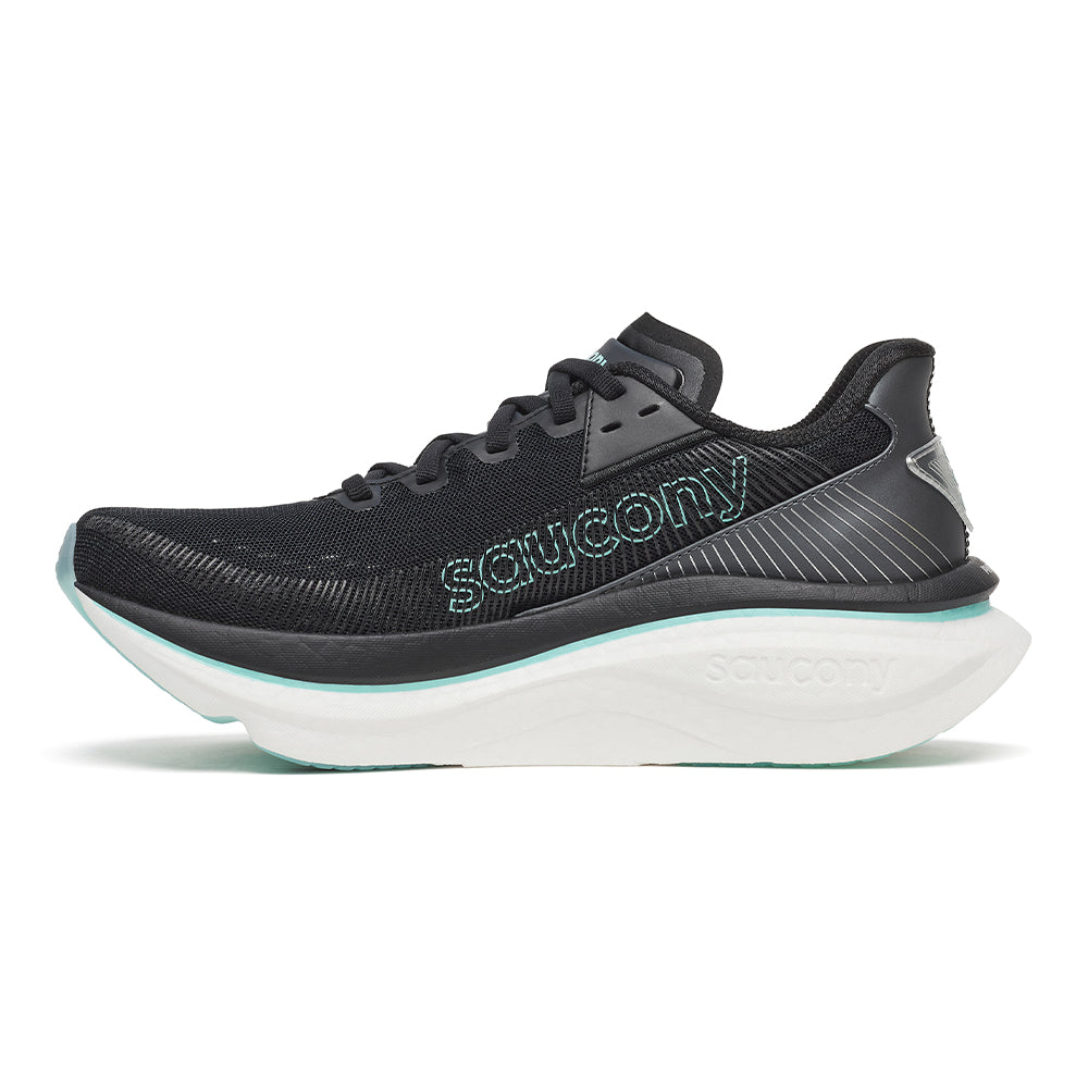 Saucony Women's Endorphin Azura - BlackToe Running#colour_black-aqua