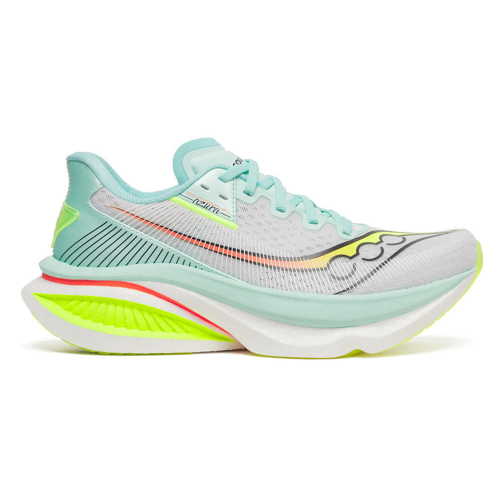 Saucony Women's Endorphin Azura - BlackToe Running#colour_white-splash