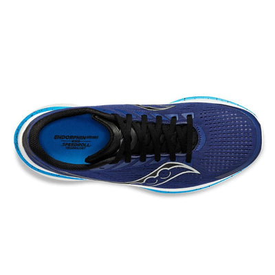 Saucony Men's Endorphin Speed 3 Men's Shoes - BlackToe Running#colour_indigo-black