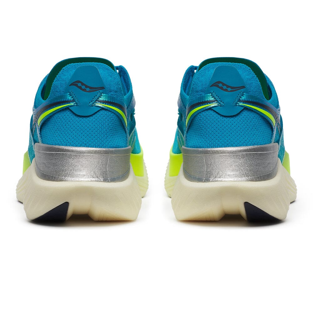 Saucony Men's Endorphin Elite - BlackToe Running#colour_viziblue-citron