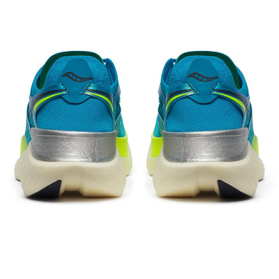 Saucony Men's Endorphin Elite - BlackToe Running#colour_viziblue-citron