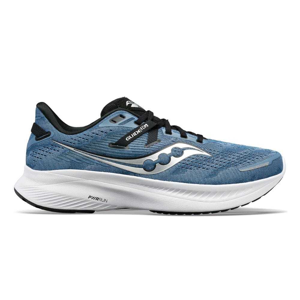 Saucony Men's Guide 16 Men's Shoes - BlackToe Running#colour_murk-black