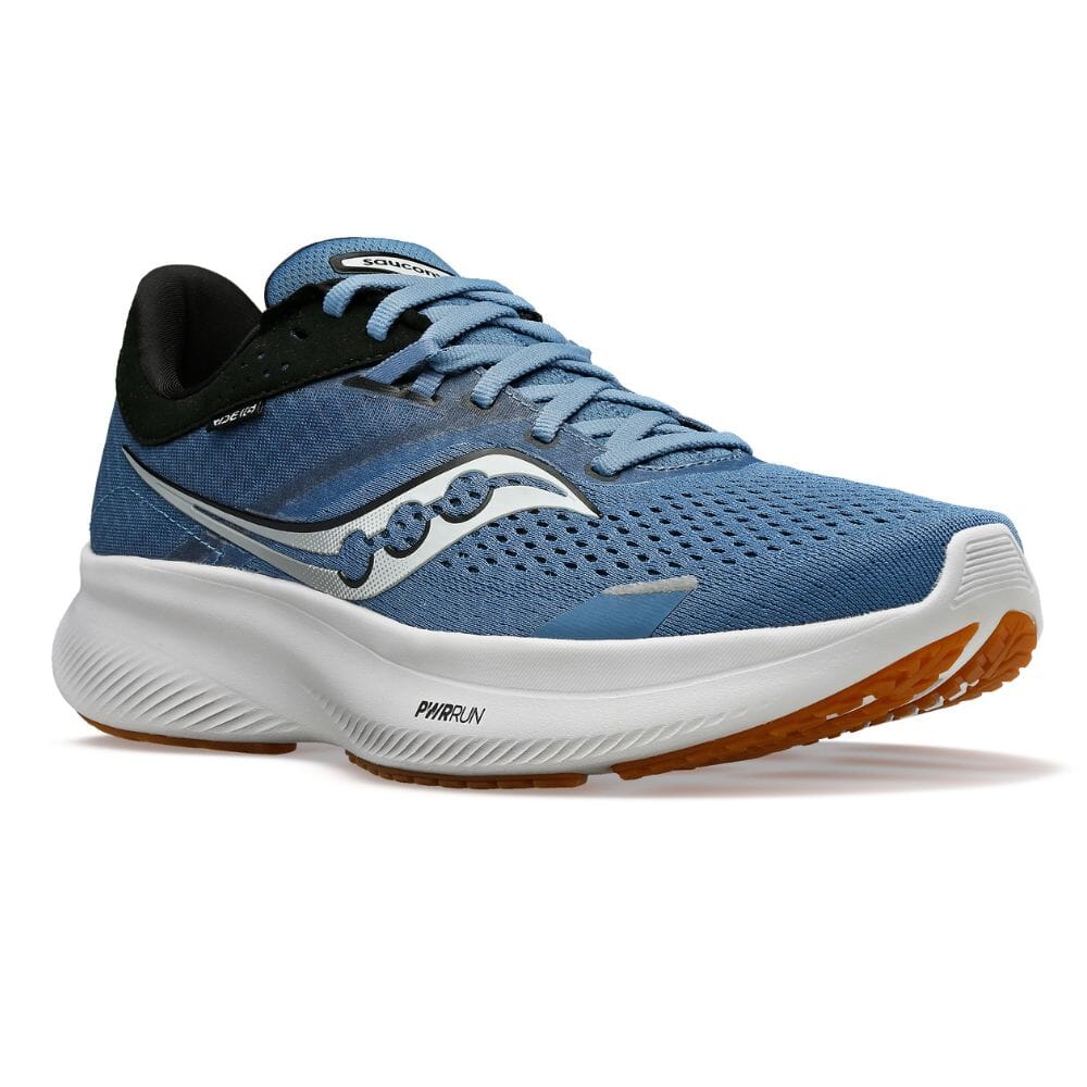 Saucony Men's Ride 16 Men's Shoes - BlackToe Running#colour_murk-black