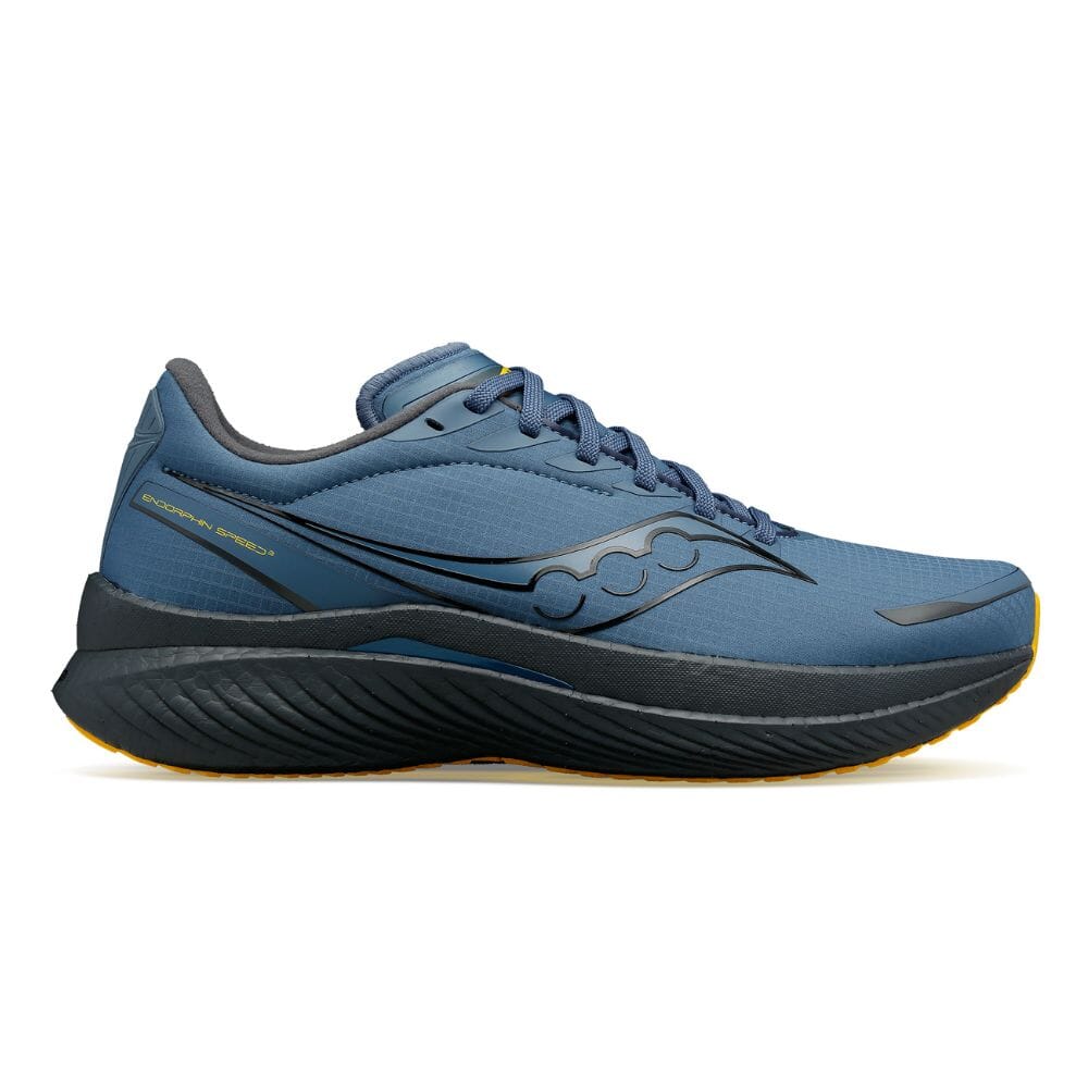 Saucony Men's Endorphin Speed 3 Runshield - Runshield Murk Men's Shoes - BlackToe Running#colour_runshield-murk