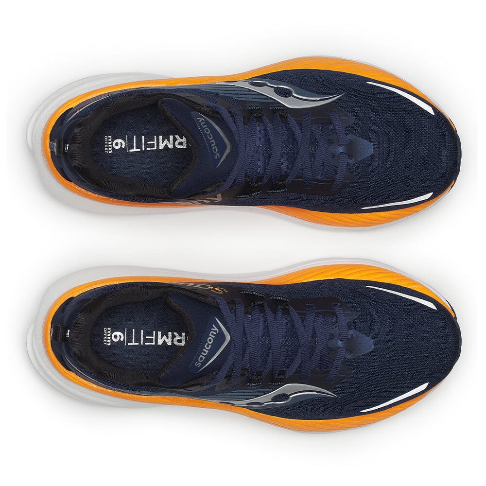 Saucony Men's Hurricane 24 - BlackToe Running#colour_navy-peel