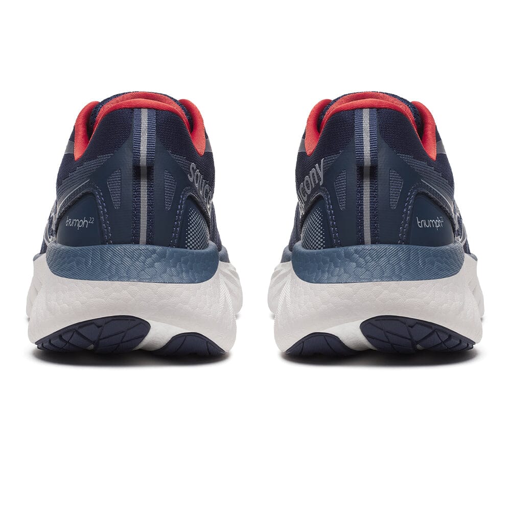 Saucony Men’s Triumph 22 - BlackToe Running#colour_navy-dusk