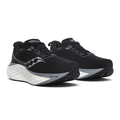 Saucony Women’s Triumph 22 - BlackToe Running#colour_black-white