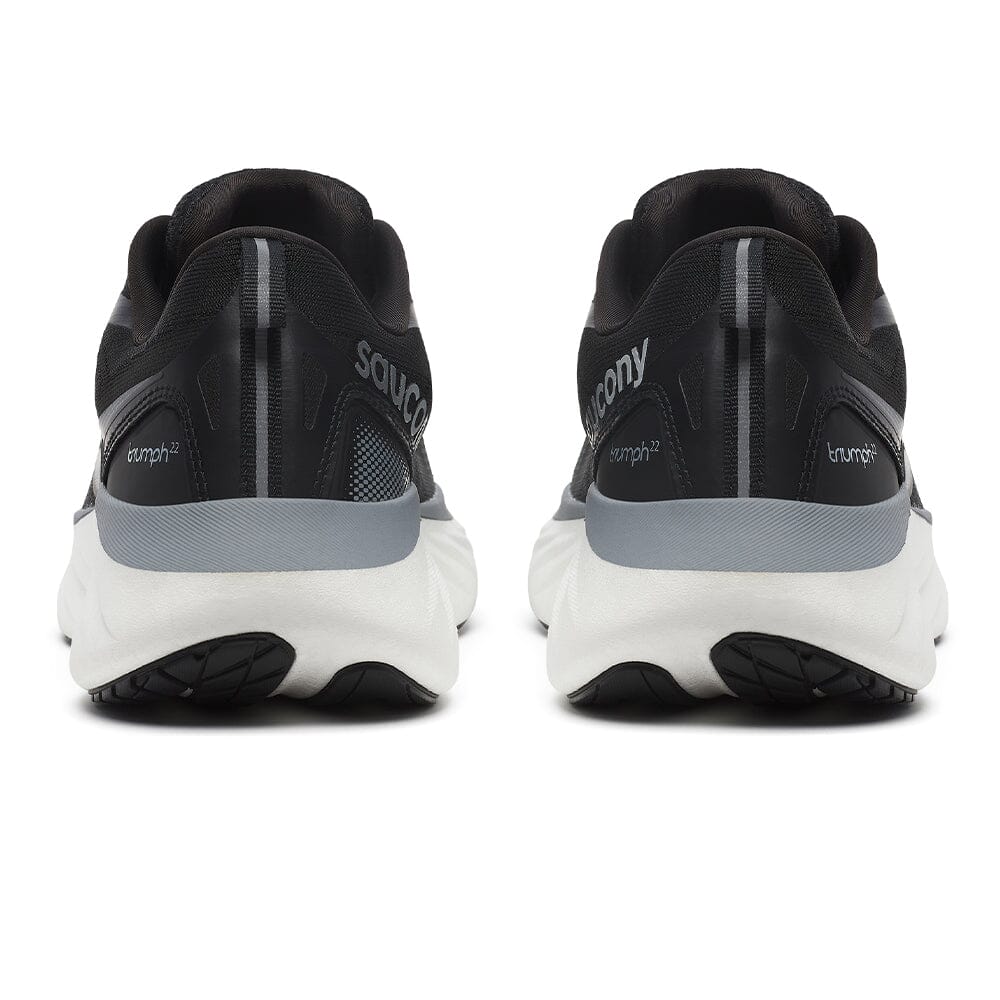 Saucony Women’s Triumph 22 - BlackToe Running#colour_black-white