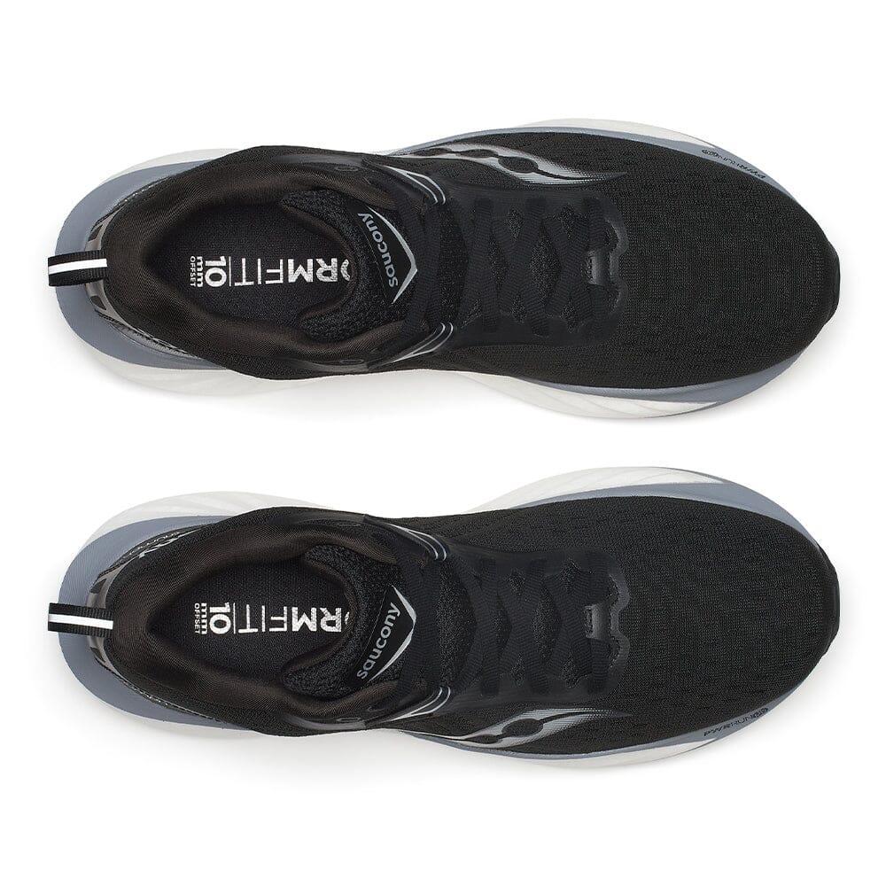 Saucony Women’s Triumph 22 - BlackToe Running#colour_black-white