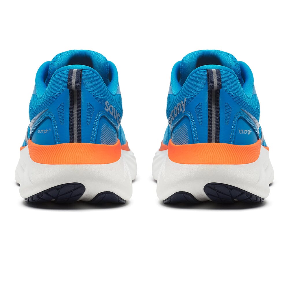 Saucony Men’s Triumph 22 - BlackToe Running#colour_viziblue-pepper
