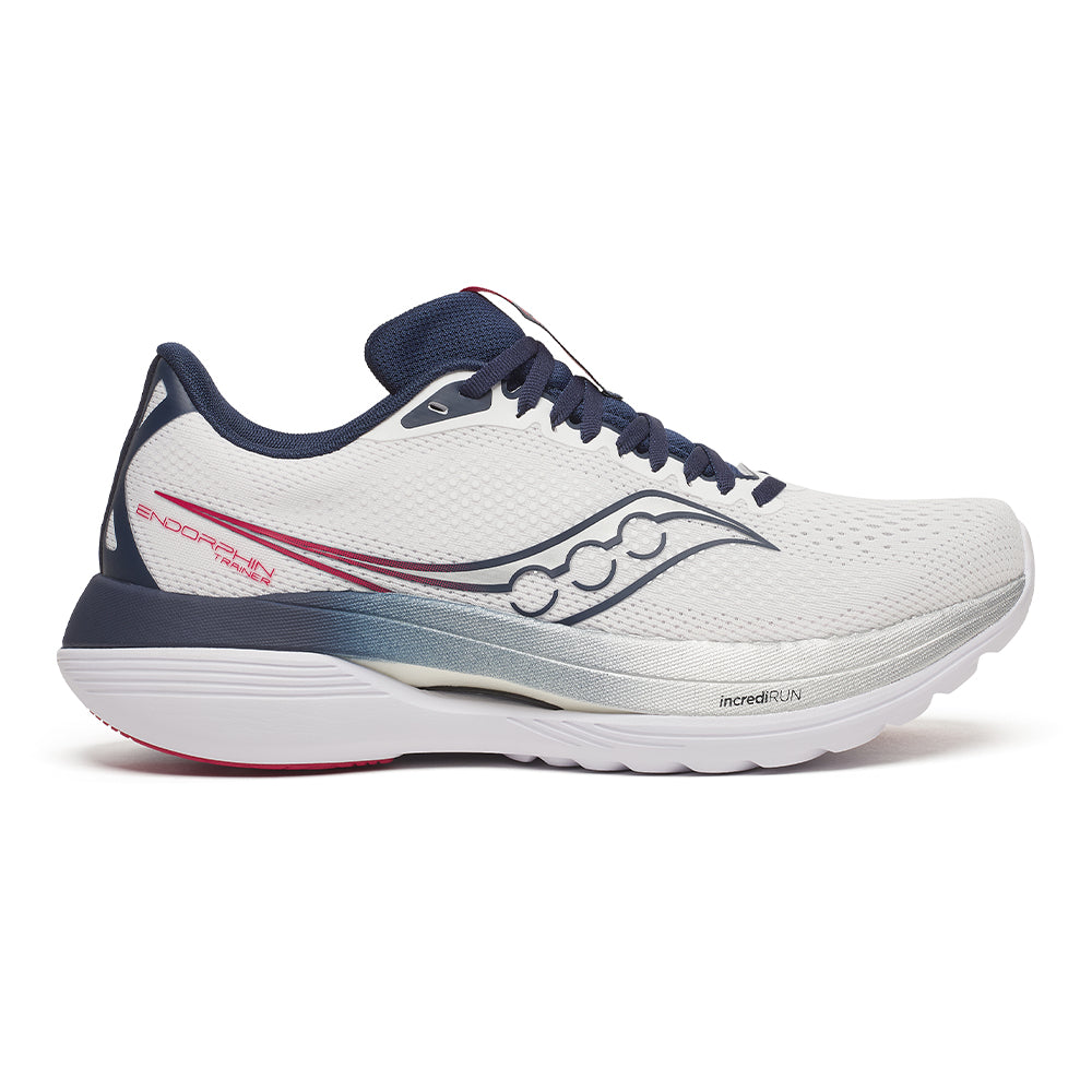 Saucony Men's Endorphin Trainer - BlackToe Running#colour_white-navy