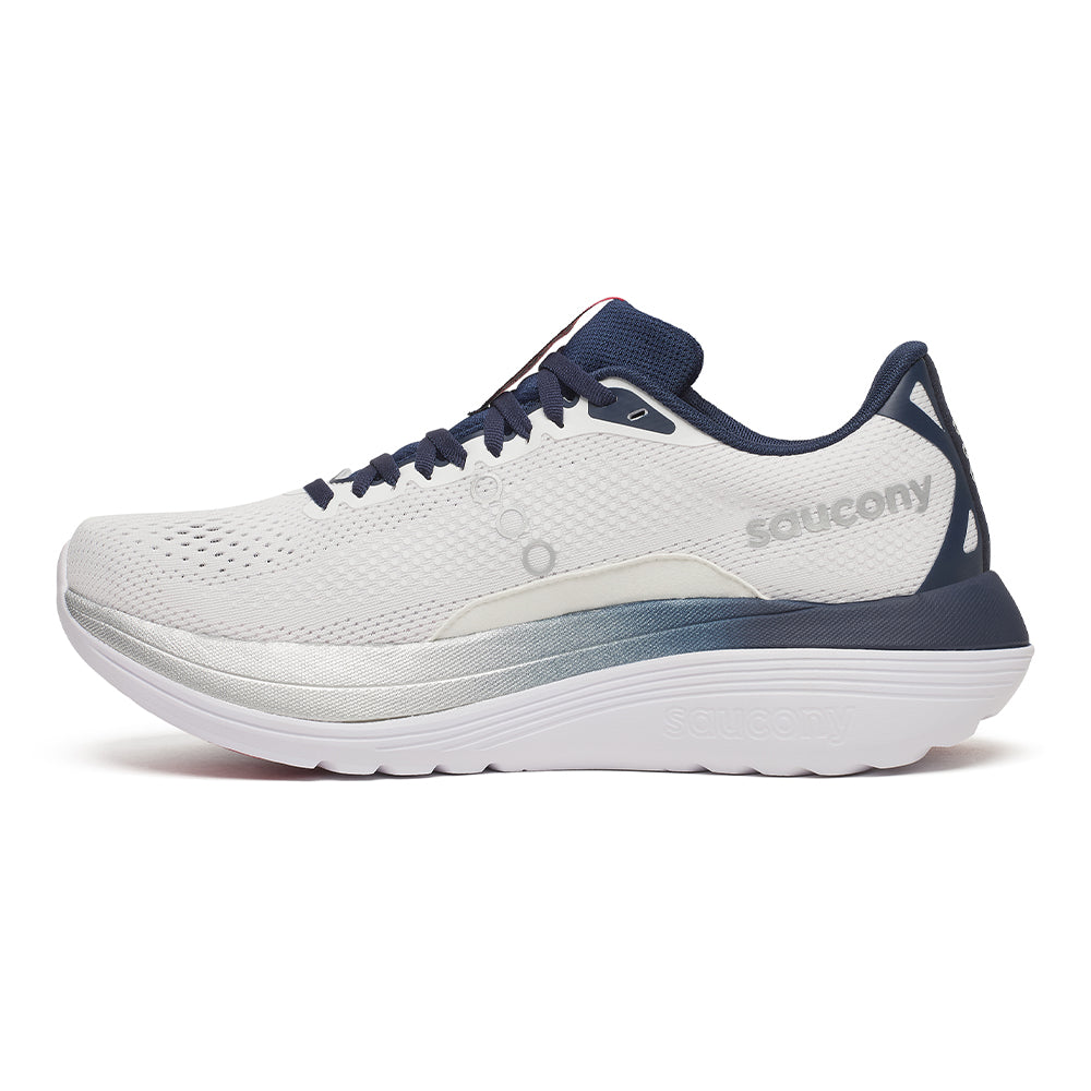 Saucony Men's Endorphin Trainer - BlackToe Running#colour_white-navy