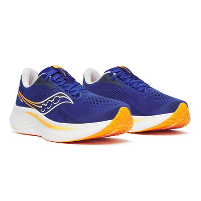 Saucony Men's Ride 18 - BlackToe Running#colour_azurite-peel