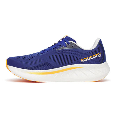 Saucony Men's Ride 18 - BlackToe Running#colour_azurite-peel