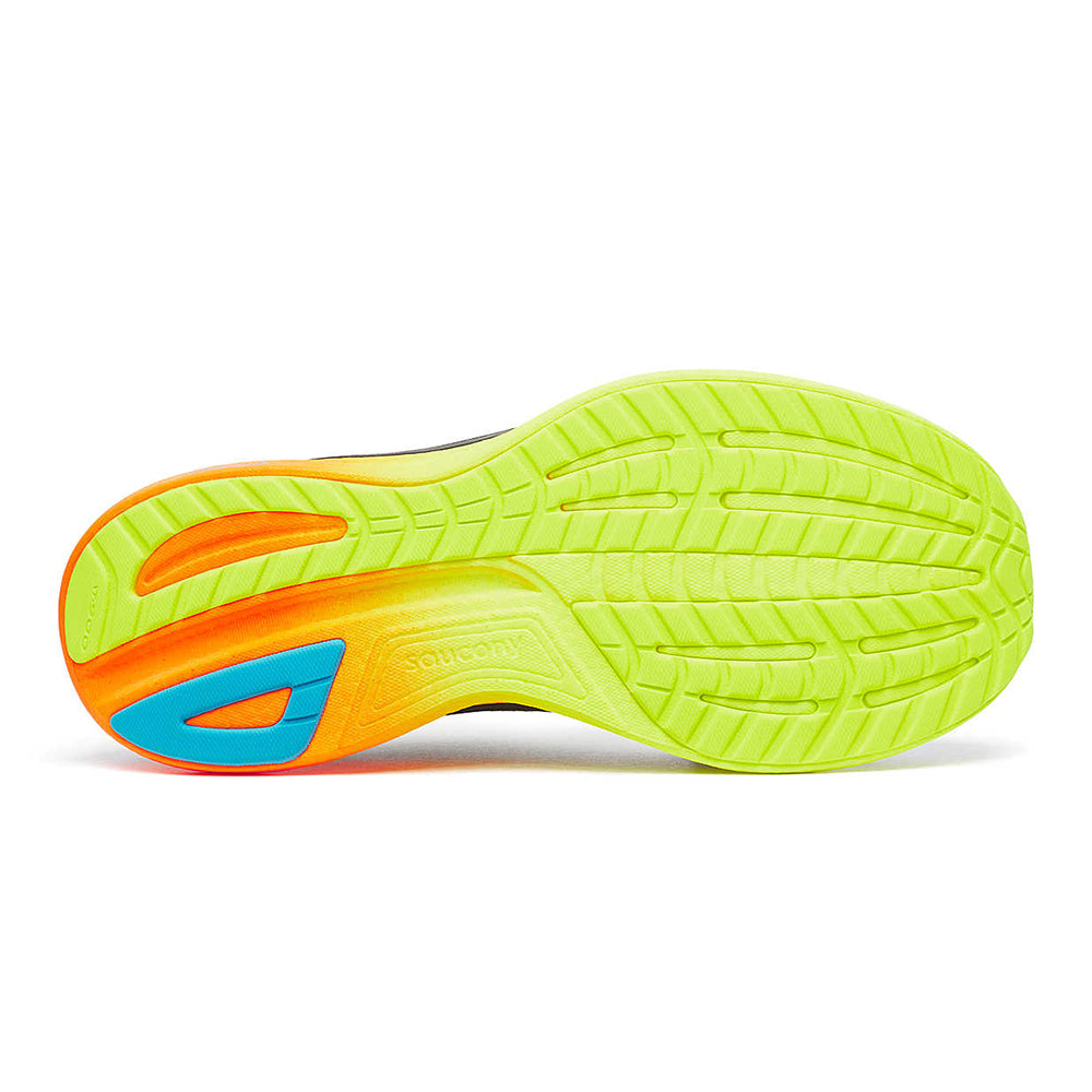 Saucony Men's Ride 18 - BlackToe Running#colour_shadow-vizi