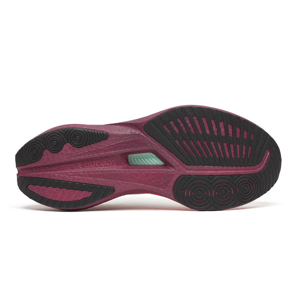 Saucony Men's Endorphin Speed 5 - BlackToe Running#colour_white-crimson