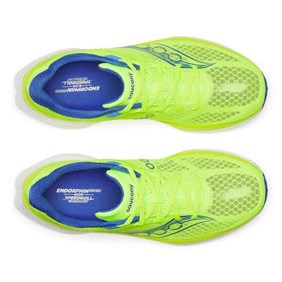 Saucony Men's Endorphin Speed 5 - BlackToe Running#colour_citron-lapis