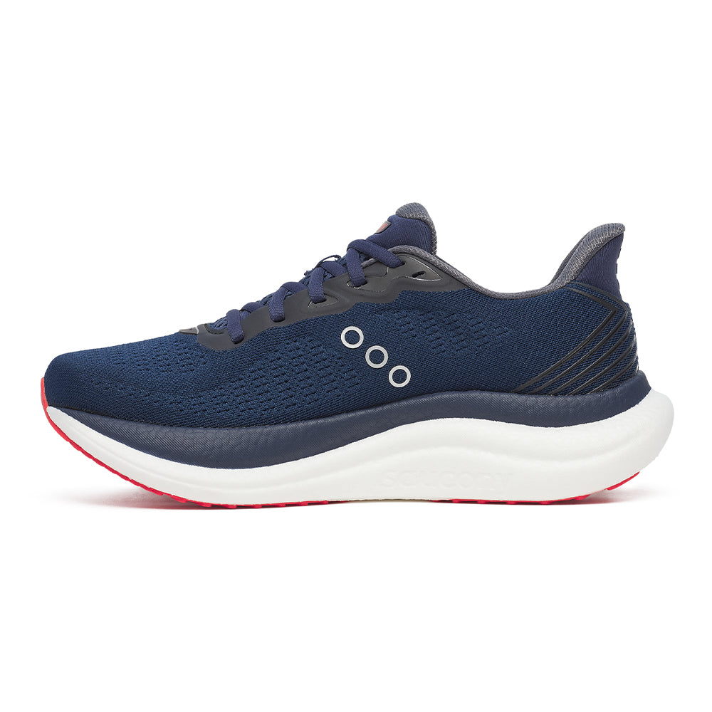 Saucony Men’s Triumph 23 - BlackToe Running#colour_navy-red