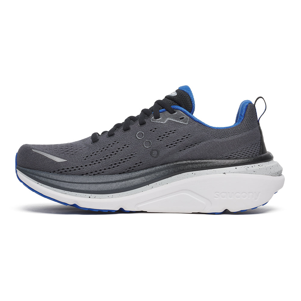 Saucony Men's Hurricane 25 - BlackToe Running#colour_shadow-black