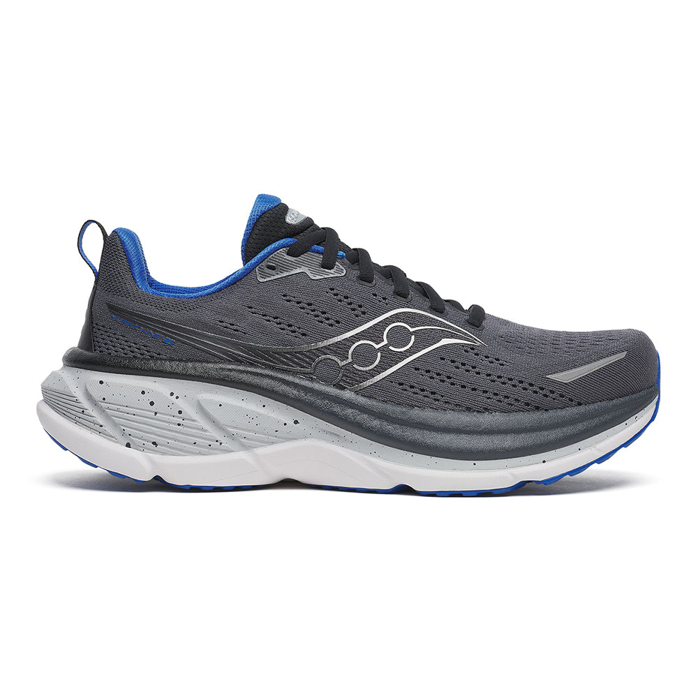 Saucony Men's Hurricane 25 - BlackToe Running#colour_shadow-black