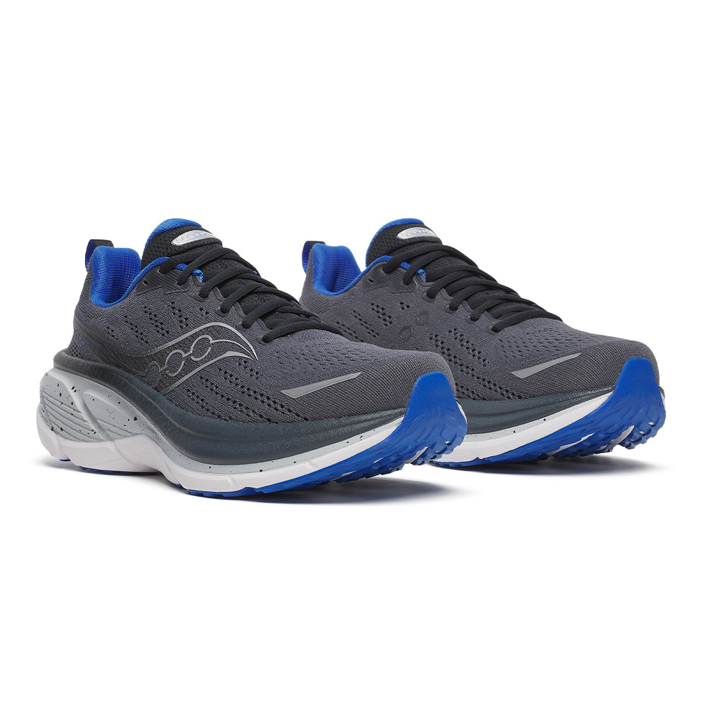 Saucony Men's Hurricane 25 - BlackToe Running#colour_shadow-black