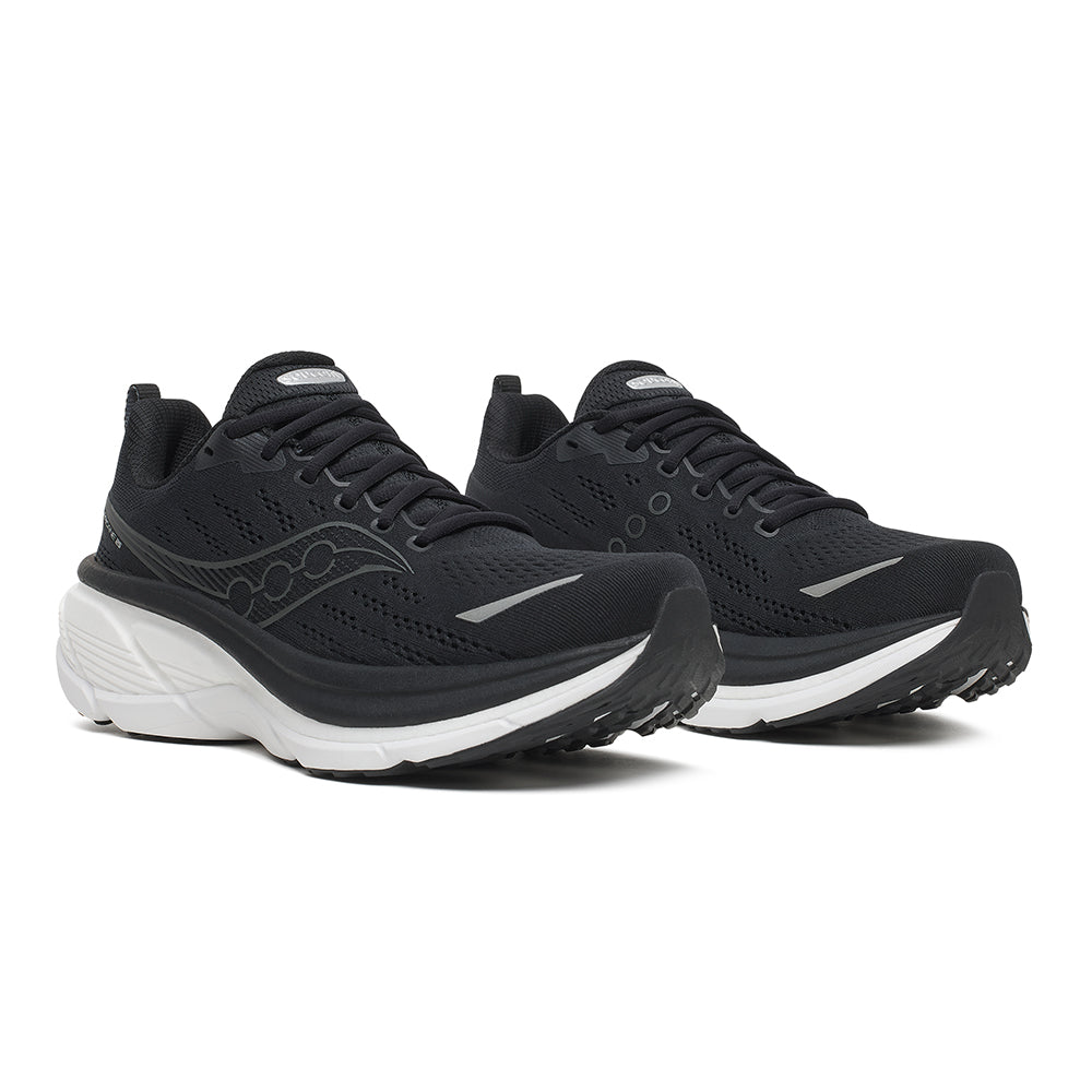 Saucony Men's Hurricane 25 - BlackToe Running#colour_black-white